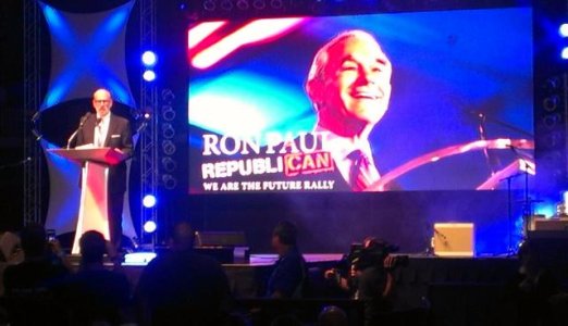 ron paul rally Rockwell.JPG