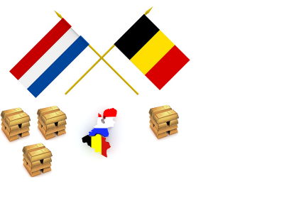 The Netherlands and Belgium gold and map.png